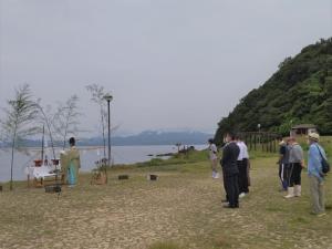 野島の海の安全祈願祭の写真