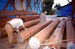 新材の加工