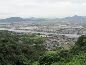 錦山から見た防府平野