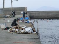 護岸からの釣り