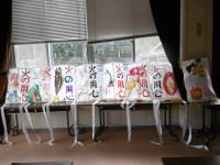 生徒たちが作った凧