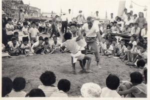 45年前の相撲大会の様子