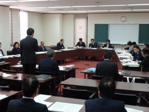 第７回庁舎建設調査特別委員会の様子