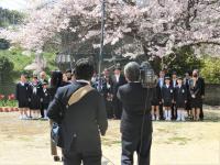 NHK撮影風景（入学式）