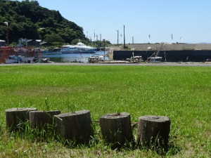 中止となった盆踊り会場