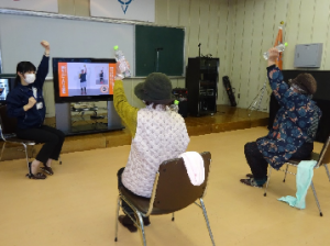 元気アップ体操の様子