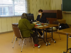 市県民税の申告相談の様子
