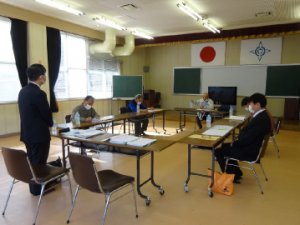 野島漁村センター運営委員会の様子