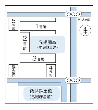 市役所配置図