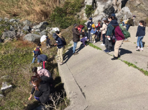 山歩きの様子