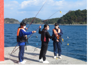 釣りの様子の写真