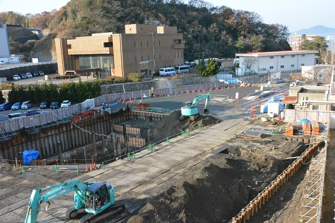新庁舎建設工事の写真
