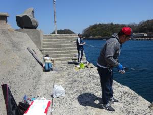 釣りの様子