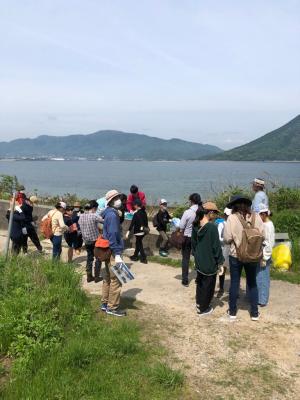 清掃活動の準備の様子