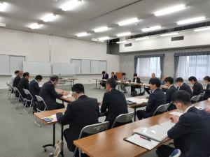 令和７年度全国高等学校総合体育大会バドミントン競技大会実行委員会　設立総会及び第１回総会の様子