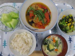 出来上がった料理