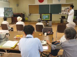 薬の正しい使い方講習の様子