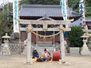 九月祭り神事の様子