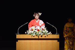 二十歳の抱負（内田柚菜）