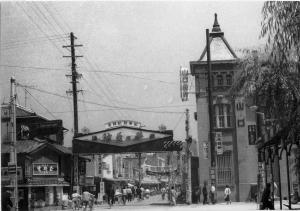 天神銀座商店街入口