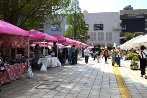にぎわう緑化祭の写真