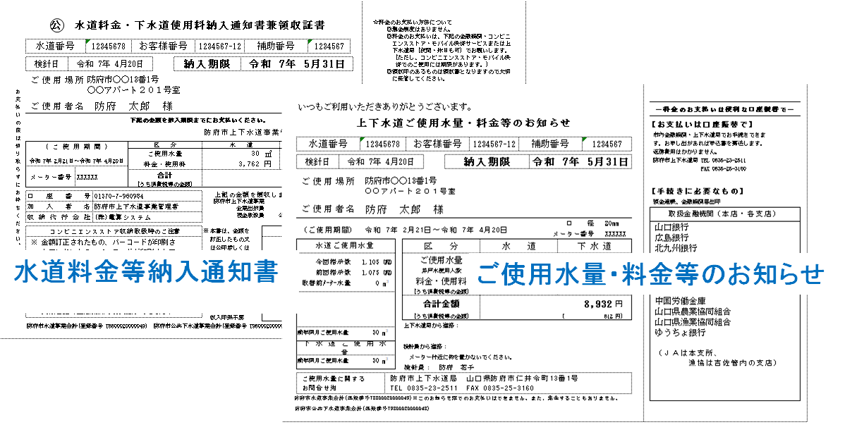 現地発行納付書