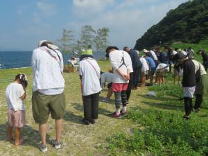 安全祈願祭の様子