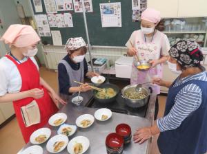 調理の様子
