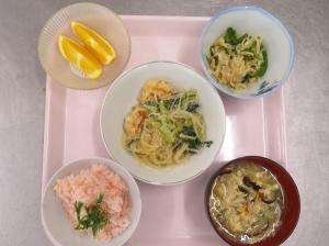 出来上がった料理の様子