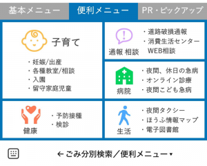 便利メニュー