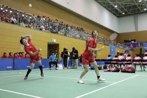 柳井商工試合中の写真