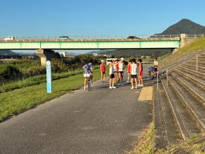 中国電力練習前