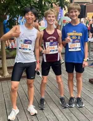 ホストファミリーとマラソンに挑戦