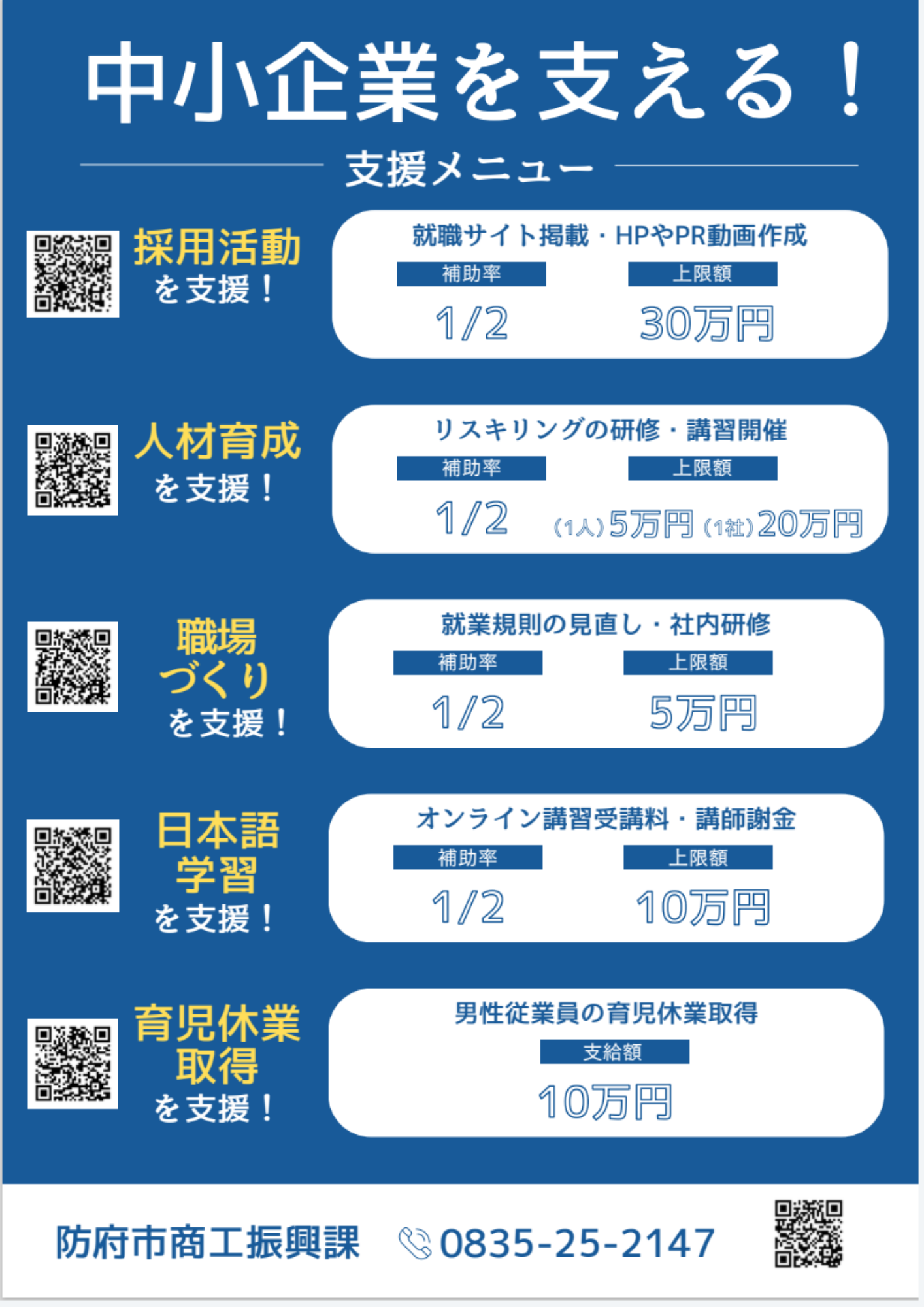 資金繰り支援のチラシ