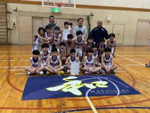 松崎ミニバスケットボールクラブ男子の写真