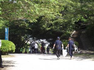 清掃活動の写真