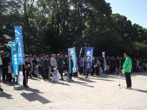 開会式の写真
