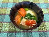 トマト入りきのこもりもりスープ