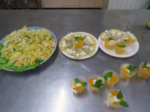 出来上がった作品の様子