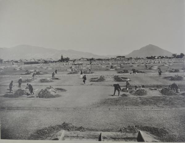 明治44年の三田尻塩田の写真