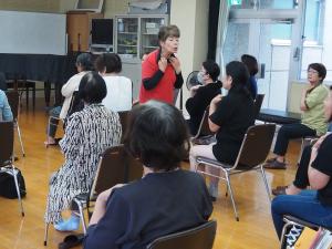 勝間公民館の6月の女性学級4