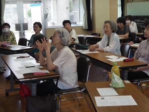 勝間公民館7月の女性学級6