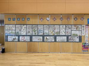 勝間小ギャラリー（絵手紙展示）