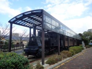 防石鉄道の蒸気機関車