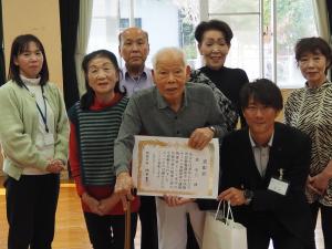 生涯学習都市宣言25周年記念講師表彰（境先生）7