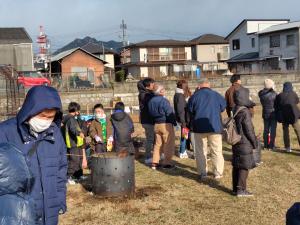 勝間地区どんど焼き（局の内)7