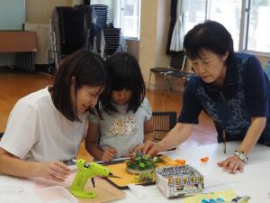 にじいろくらぶ（7月）指人形オブジェ3